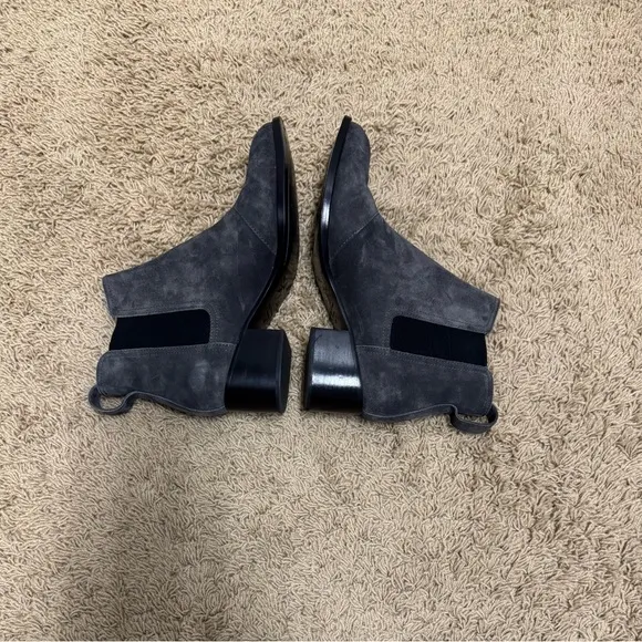 Rag &amp; Bone Gray Suede Chelsea Boots NIB 39 EU / 9 US