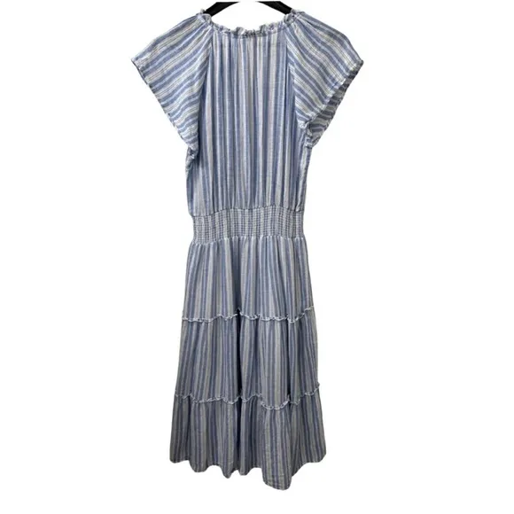 Rails Amelia Dress New Haven Stripe Midi Dress