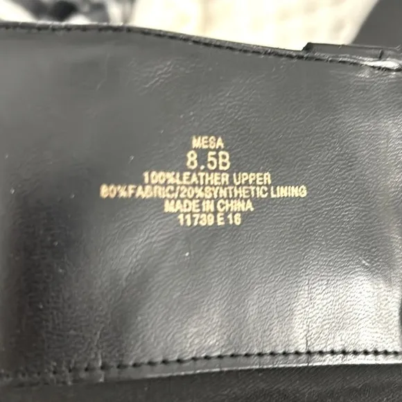 Ralph Lauren Mesa Black Leather Riding Boots Size 8.5