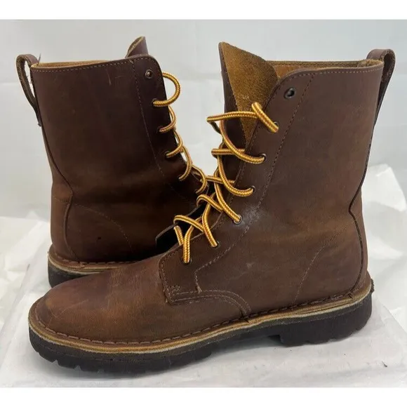 Rare Clarks Originals Desert Mali Boots Leather US 8.5 Size Men’s