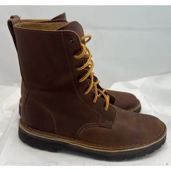Rare Clarks Originals Desert Mali Boots Leather US 8.5 Size Men’s