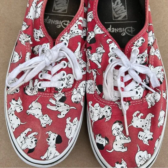 Rare Vans Disney 101 Dalmatians Skate Shoes Men's Size 10.5 Women's Size 12