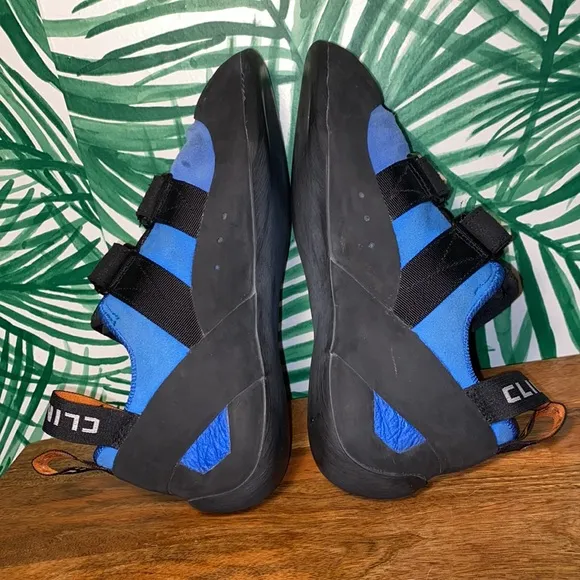 RAVE Climb X Black/Blue Suede Rock Climbing Shoes Men’s 9