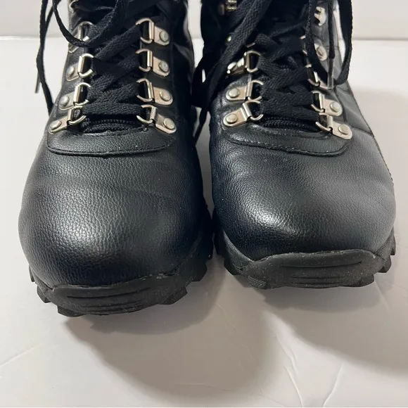RBX Nitro Hiking Black Outdoor Lace Up Boots Size 8