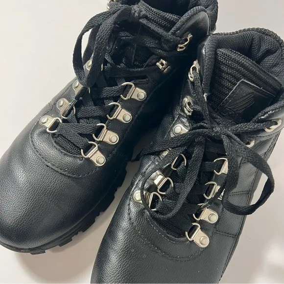 RBX Nitro Hiking Black Outdoor Lace Up Boots Size 8