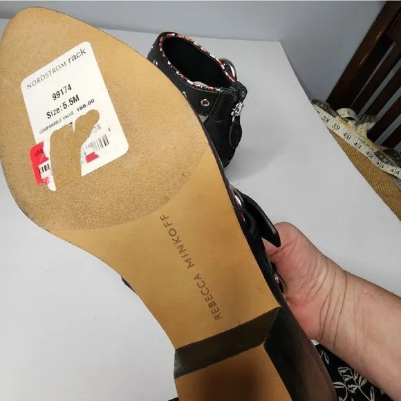 Rebecca Minkoff Kianna Cutout women Floral Bootie shoes Size 5.5 New