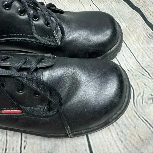Red Wing 133 Mens Size 9.5 D Black Leather Laces Ankle Casual Work Boots