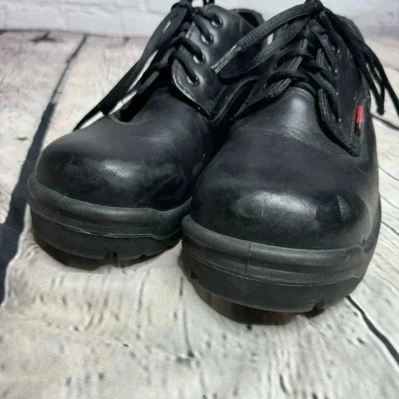 Red Wing 133 Mens Size 9.5 D Black Leather Laces Ankle Casual Work Boots