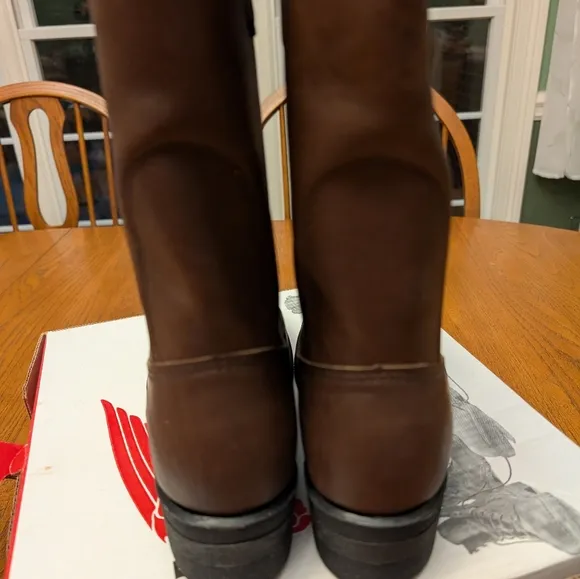Red Wing 2214 Pecos Men's Brown Leather Steel Toe Safety Work Boots