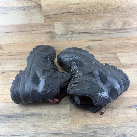 Red Wing 8690 Mens Sz 11.5 TruHiker 6 Inch Tactical Waterproof Black Wor…