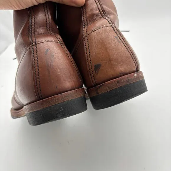 Red Wing 9016 Beckman Cigar 6&quot; Round Toe Work Boots Men's 8D