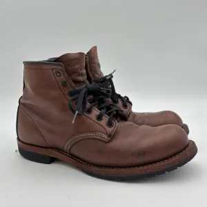 Red Wing 9016 Beckman Cigar 6&quot; Round Toe Work Boots Men's 8D