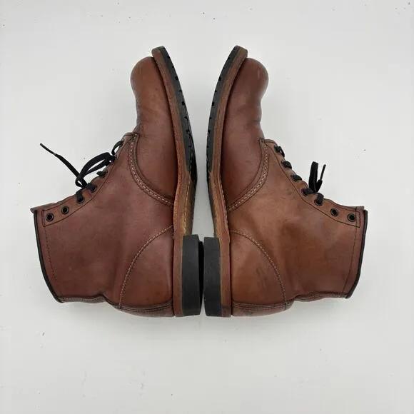 Red Wing 9016 Beckman Cigar 6&quot; Round Toe Work Boots Men's 8D