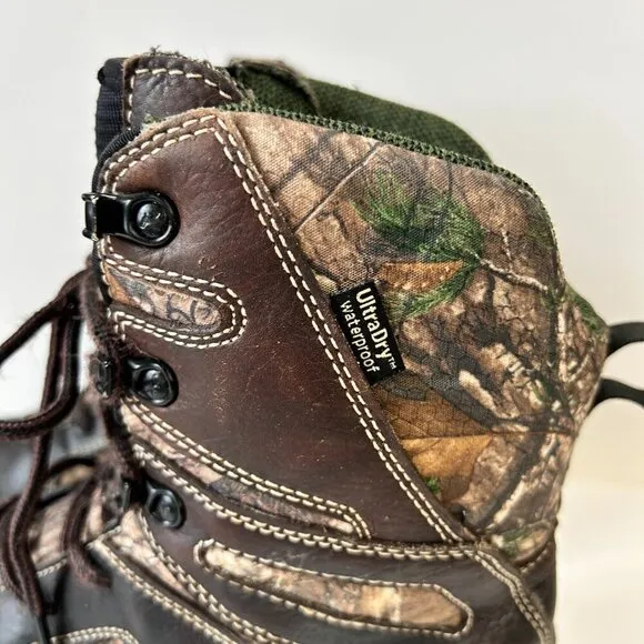 Red Wing Boots Mens 10 Brown Camo Irish Setter 600g Hunt ScentBan Primaloft Work