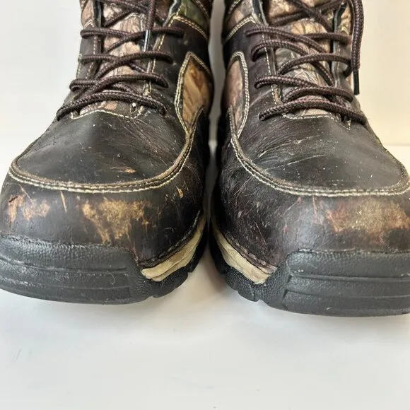 Red Wing Boots Mens 10 Brown Camo Irish Setter 600g Hunt ScentBan Primaloft Work