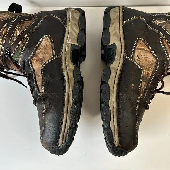 Red Wing Boots Mens 10 Brown Camo Irish Setter 600g Hunt ScentBan Primaloft Work