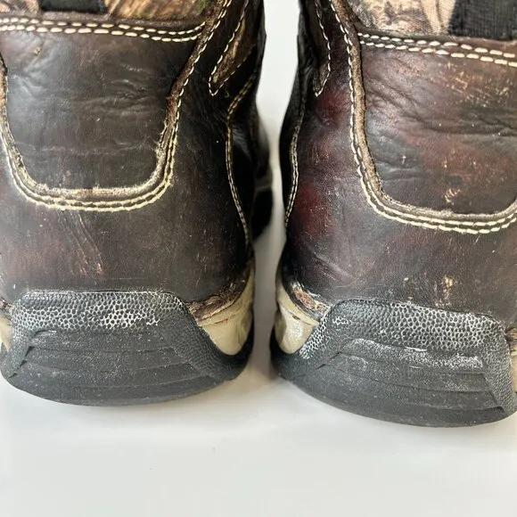 Red Wing Boots Mens 10 Brown Camo Irish Setter 600g Hunt ScentBan Primaloft Work