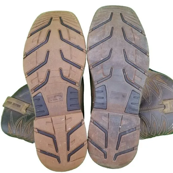 Red Wing Irish Setter 83912 Western Leather Steel Toe Work Boots Mens 10 Cowboy