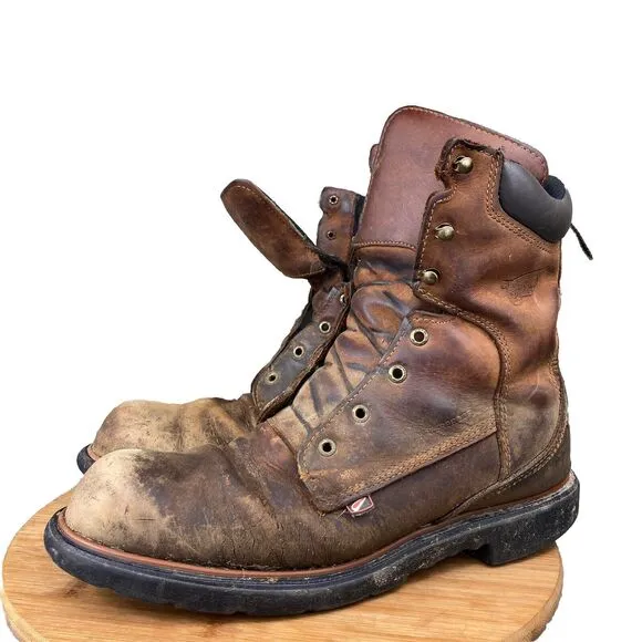 Red Wing Work Boots Dynaforce Men's 10.5 D Distressed 0919