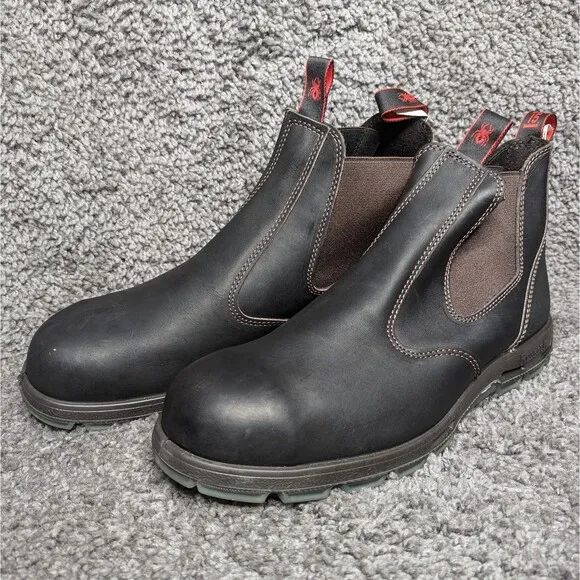 Redback Hardtoe Boots Men's Size 15 New Black Work Boots