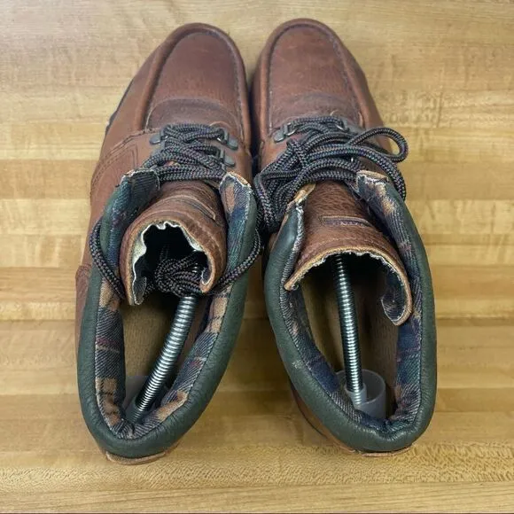 Red Wing SuperSole Brown Work Boots ANSI Z41 PT91 M1/75 C/75 Size 9.5D