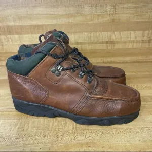 Red Wing SuperSole Brown Work Boots ANSI Z41 PT91 M1/75 C/75 Size 9.5D