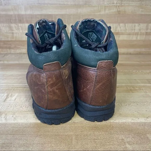 Red Wing SuperSole Brown Work Boots ANSI Z41 PT91 M1/75 C/75 Size 9.5D