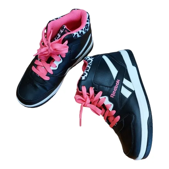 Reebok   HEELYS Youth Kids BB4500 Mid Top Wheels Skate Sneaker Shoes