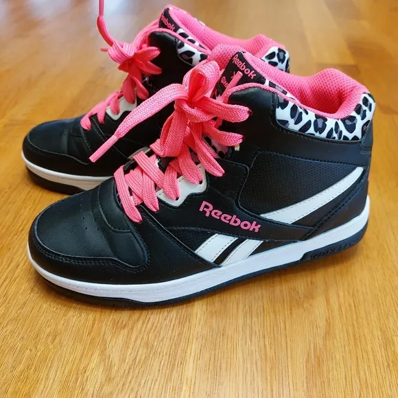 Reebok   HEELYS Youth Kids BB4500 Mid Top Wheels Skate Sneaker Shoes