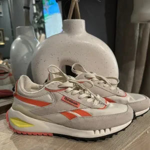 Reebok Women's Shoes - Cream and Orange