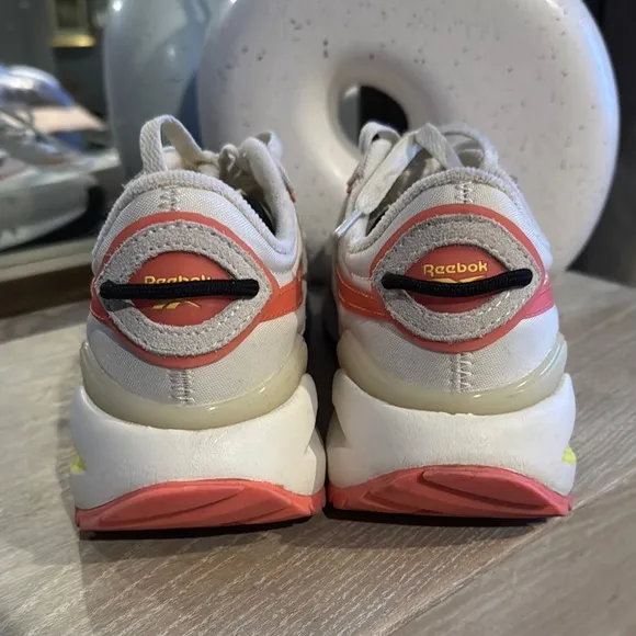 Reebok Women's Shoes - Cream and Orange