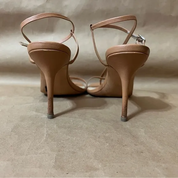 Reformation | Ivy Heels Strappy Sandals Leather Tan Naked Size 9