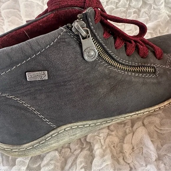 Remonte Tex Nubuck Ankle Boot Shoes Size 40/8.5-9