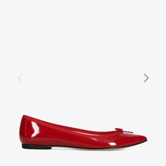 Repetto BRIGITTE POINTY TOE BALLERINAS 38 Flamme