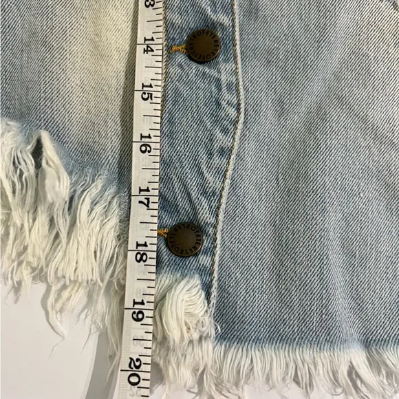 Retrofête Maeve Asymmetrical Denim Skirt - Size L - Made in Italy