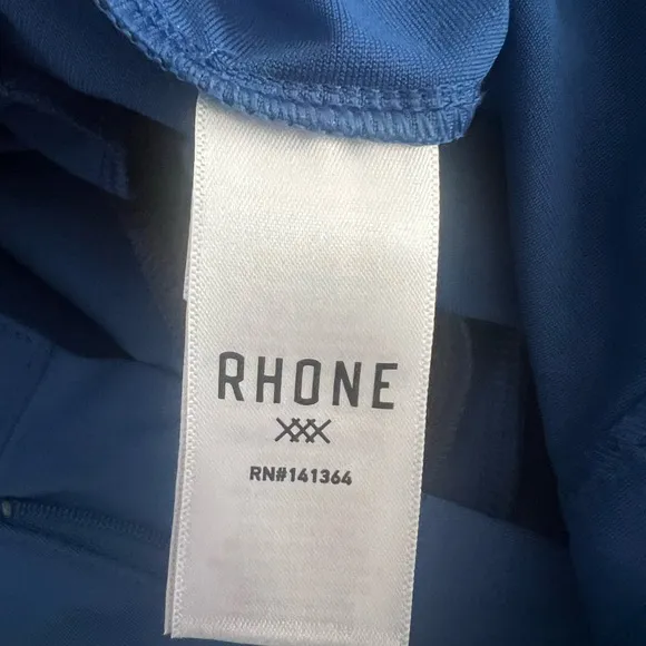 Rhone Commuter Pants Mens 36x32 Blue Chino 5 Pocket StraightEUC