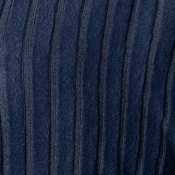 Ribbed Haven Cardigan - Blue