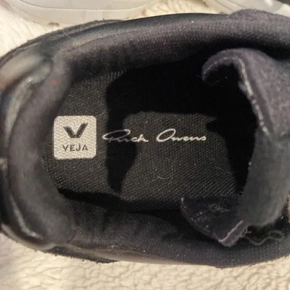 Rick Owens X Veja Hiking Shoes Women Ramones Geobasket Vegan