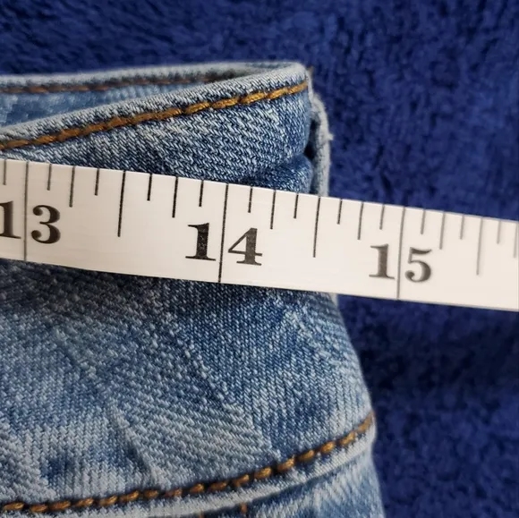 Rock &amp; Roll Denim High-Rise Bootcut Jeans Vertical Stripes Rodeo Size 26