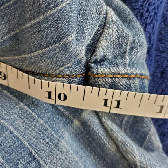 Rock &amp; Roll Denim High-Rise Bootcut Jeans Vertical Stripes Rodeo Size 26