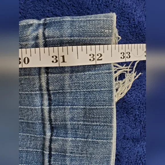 Rock &amp; Roll Denim High-Rise Bootcut Jeans Vertical Stripes Rodeo Size 26
