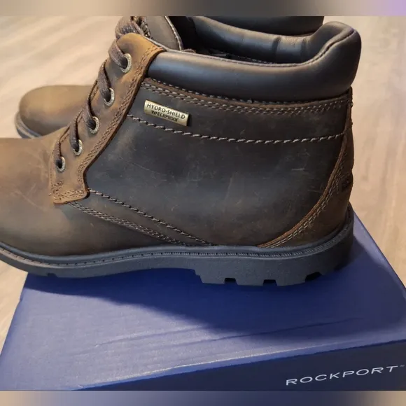 Rockport SS Plain Boots- New in box- Sz 8m