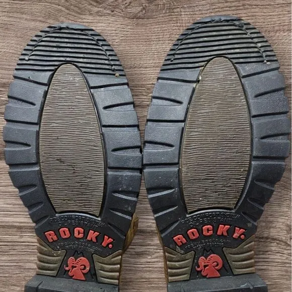 Rocky Boots Size 14 M Original Ride‎ Branson Roper Waterproof FQ0002733 Workwear