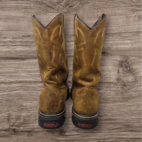 Rocky Boots Size 14 M Original Ride‎ Branson Roper Waterproof FQ0002733 Workwear