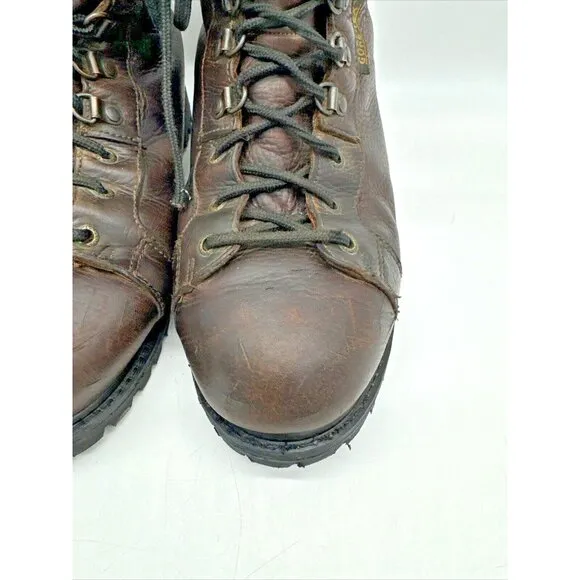 Rocky Leather Lace Up Work Boots Mens Size 11.5 W Brown