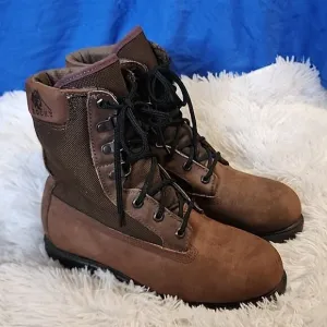ROCKY OIL RESISTANT  MADE IN GOOD OLD☆USA☆LEATHER☆ CANVAS☆WOMANS 8