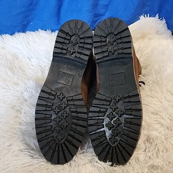 ROCKY OIL RESISTANT  MADE IN GOOD OLD☆USA☆LEATHER☆ CANVAS☆WOMANS 8