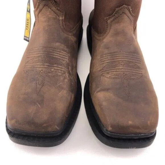 Rocky Outridge One-Ton Steel Toe 11&quot; Western Work Boots 12 W
