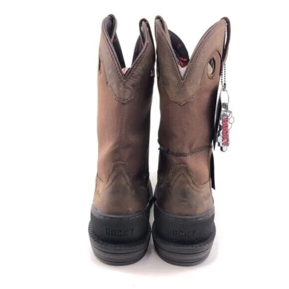 Rocky Outridge One-Ton Steel Toe 11&quot; Western Work Boots 12 W