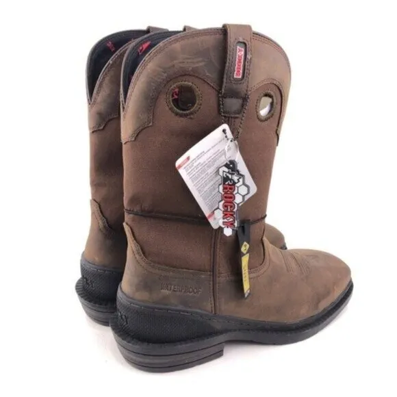 Rocky Outridge One-Ton Steel Toe 11&quot; Western Work Boots 12 W